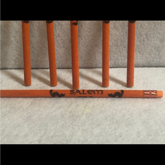 Salem WITCHES Salem Massachusetts flocked pencils!! - Picture 2 of 6